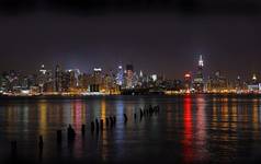 Manhattan by night