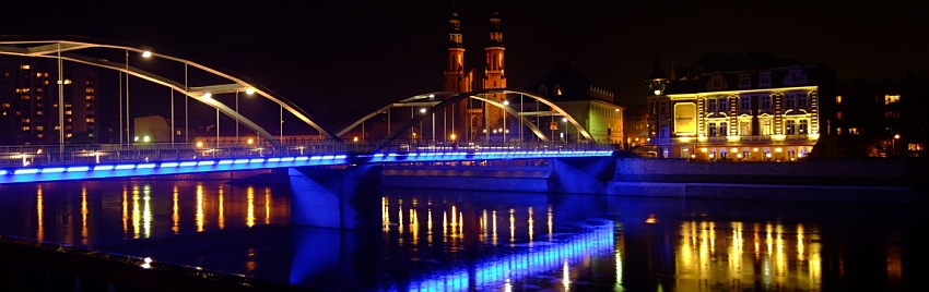 Opole nocą