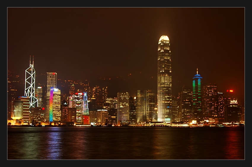 Panorama wyspy Hong Kong