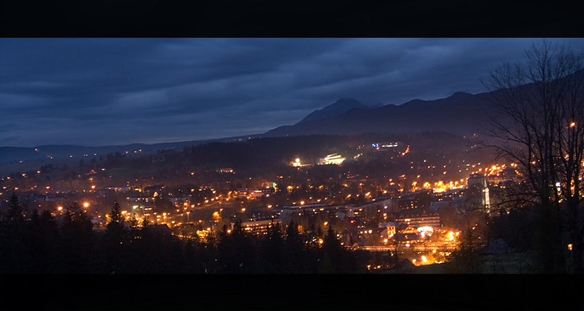 Zakopane nocą...