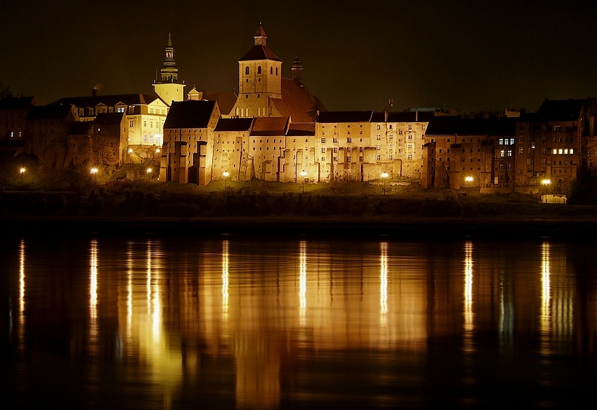 Grudziądz nocą...