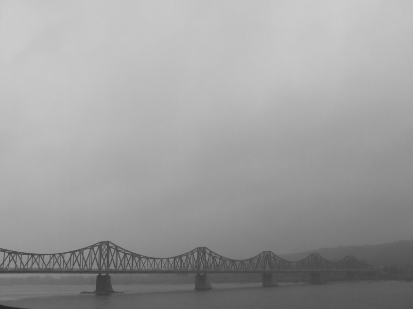 bridge in the fog