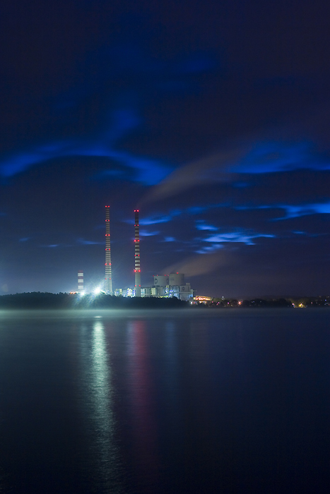 Elektrownia Rybnik o brzasku...ponownie