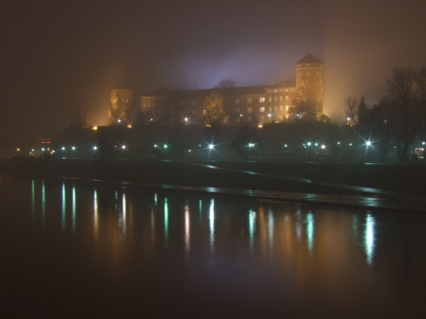 Wawel nocą.