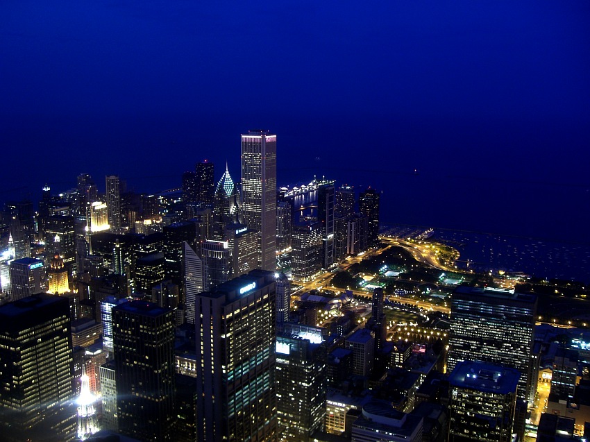 Chicago by night