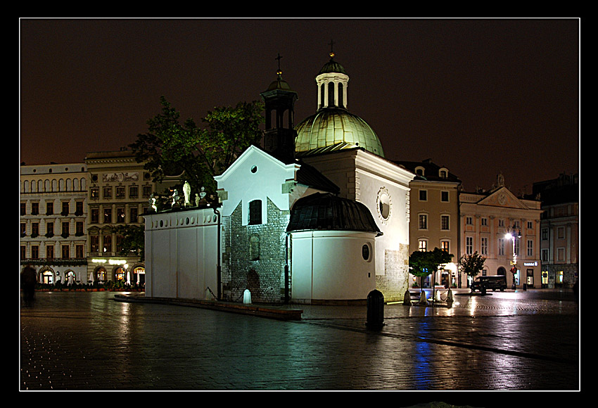 Kraków nocą