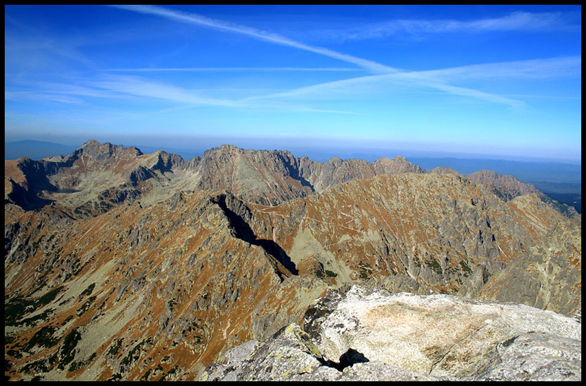 widok na Tatry Polskie