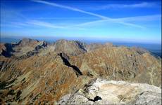 widok na Tatry Polskie