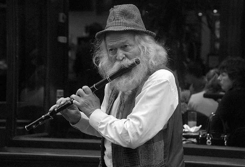 Grajek uliczny, Grafton Street, Dublin