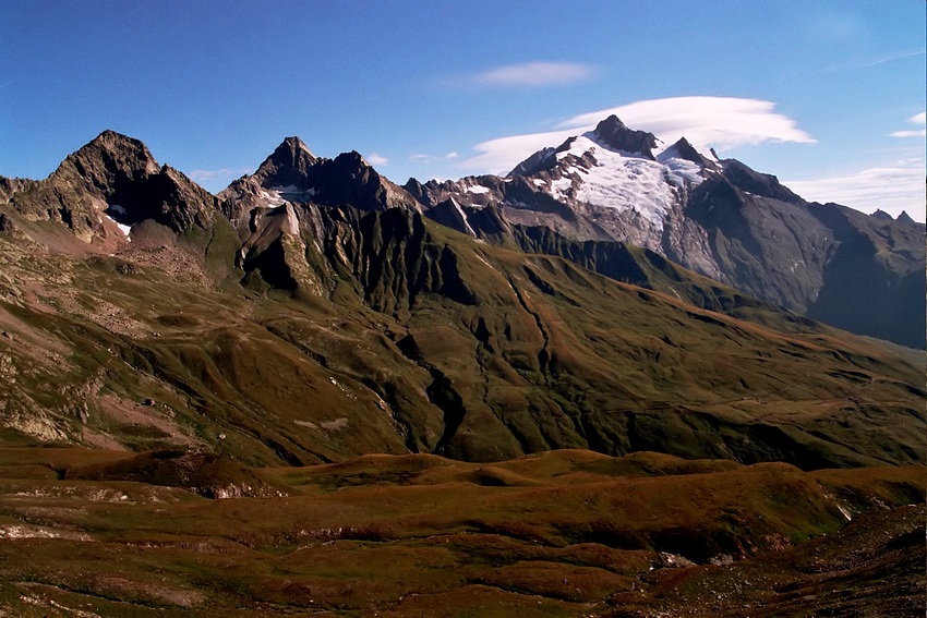 soczewki nad Mt Blanc