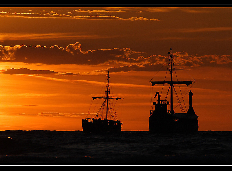 Ustka sunset