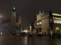 Kraków nocą.