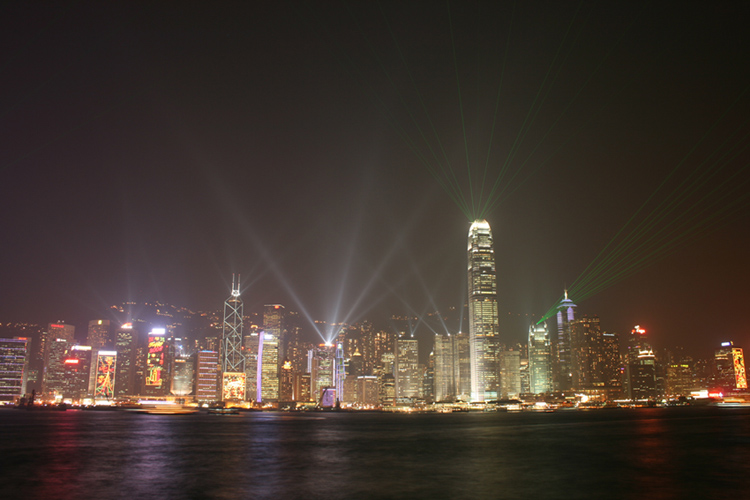 Symphony of light w Hong Kongu