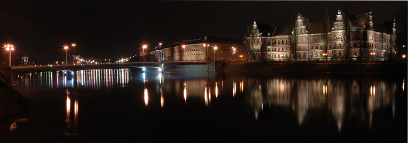 Wrocław nocą