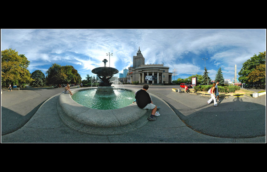 Warszawa w blasku słońca