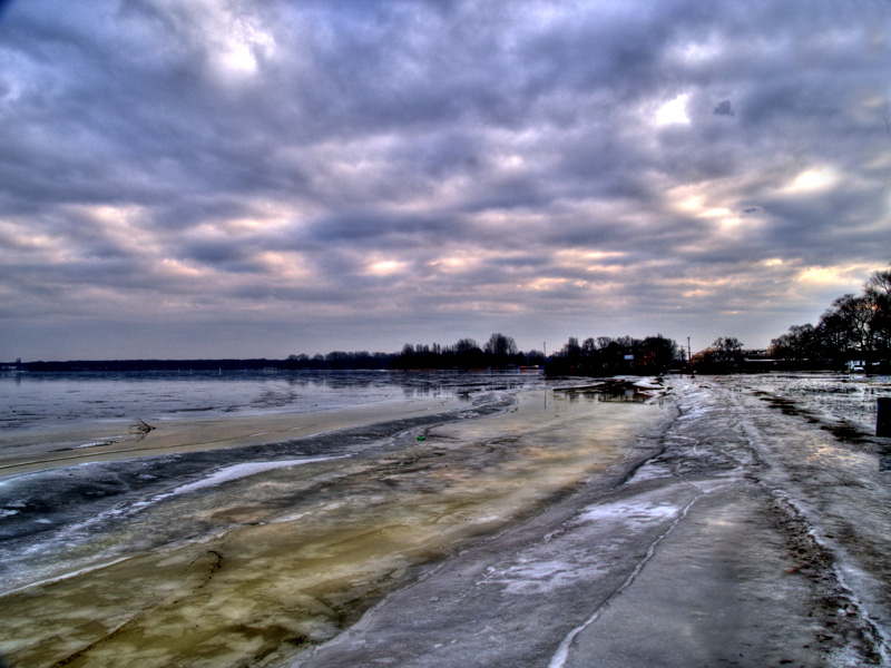 Plaża w zimie