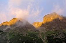 Tatry-zachód słońca.