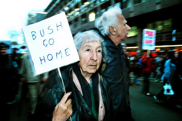 bush go home