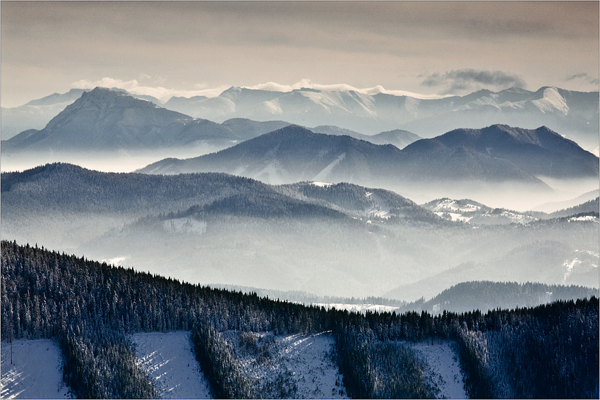 Zima w Beskidach ...