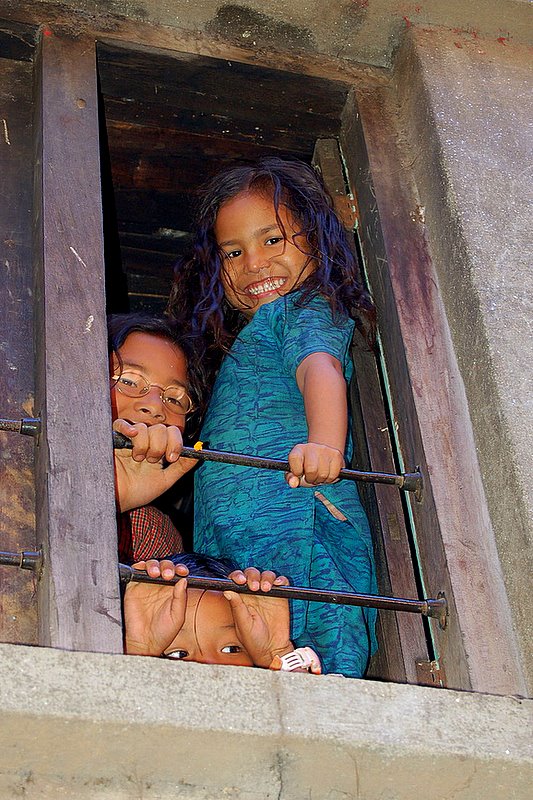 Dzieciaki w Bhaktapur (poza galerią)