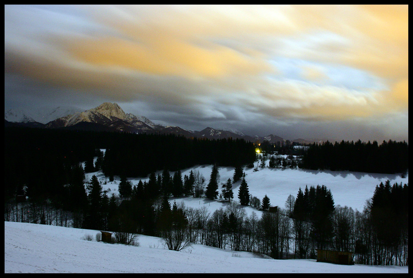 Murzasichle nocą