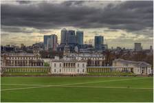 Widok na Londyn z Greenwich Park