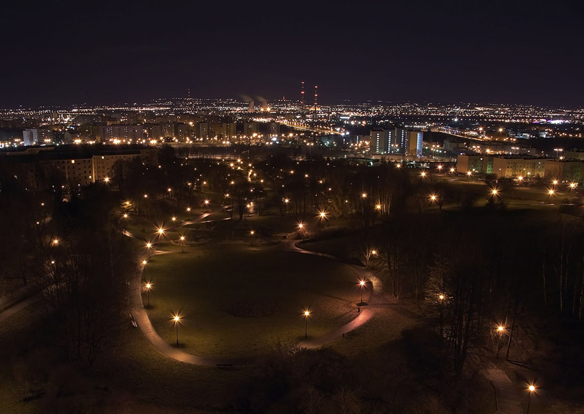 Kraków nocą