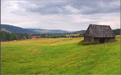 Widok na Zakopane z drogi Regle