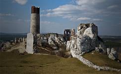 Olsztyn -zamek (ewentualnie to co jeszcze z niego zostało )