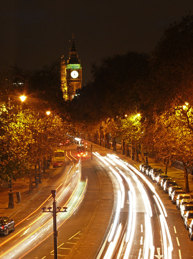 Big Ben nocą