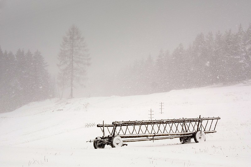 pierwszy śnieg tej wiosny