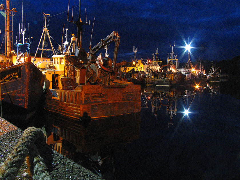 Steornabhaigh harbour