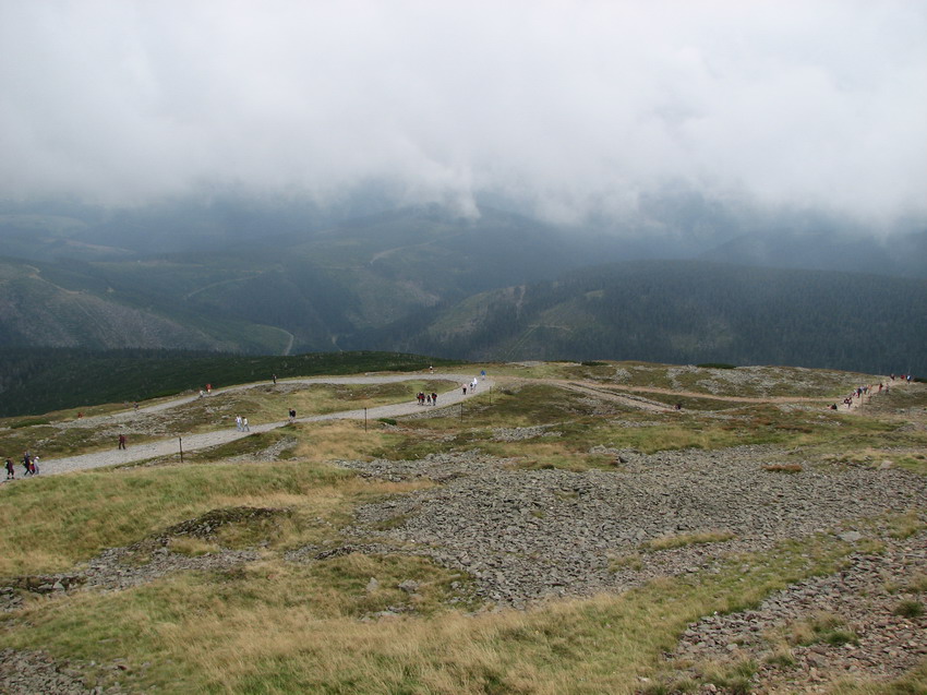 widok ze śnieżki...