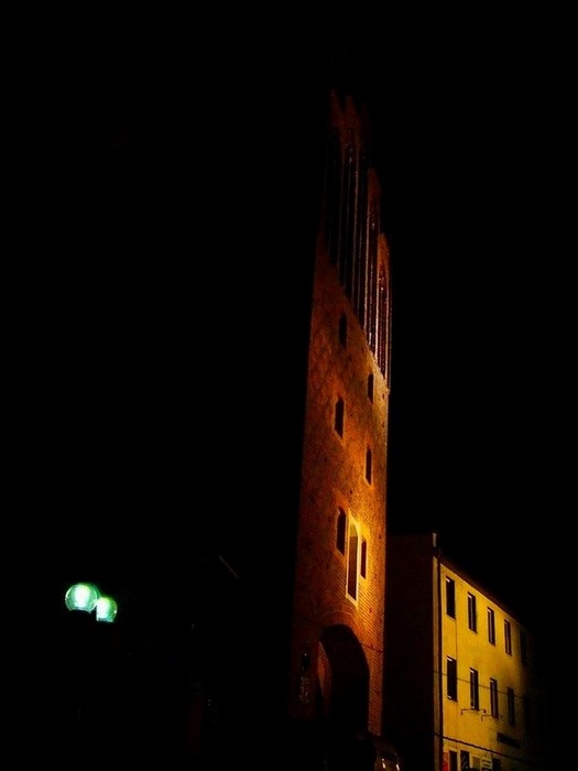 Olsztyn nocą