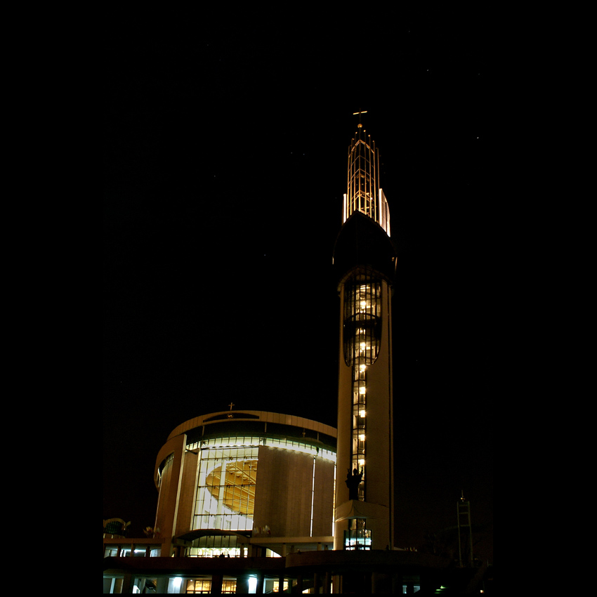 Łagiewniki by night