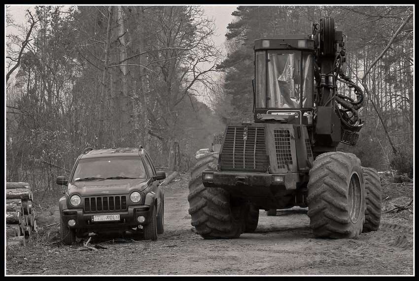 Mały Harvester trzebierzowy