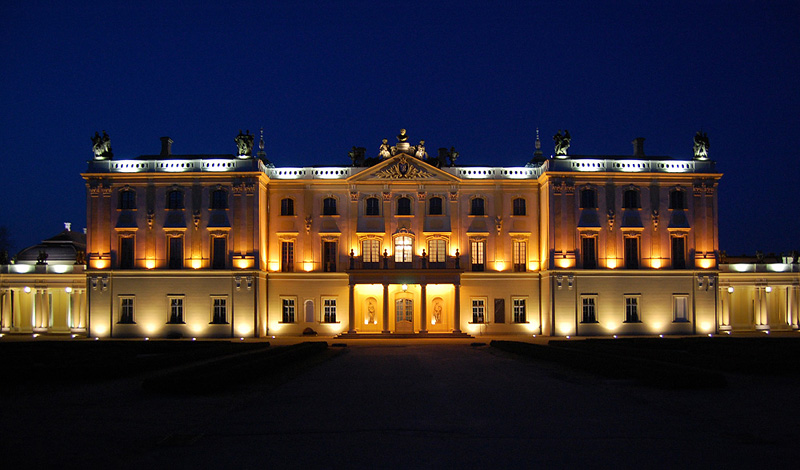 Pałac Branickich - noc