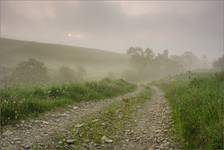 Beskid Niski. Poranek.