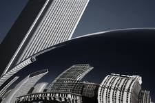 USA - Chicago - Cloud Gate & Aon Center