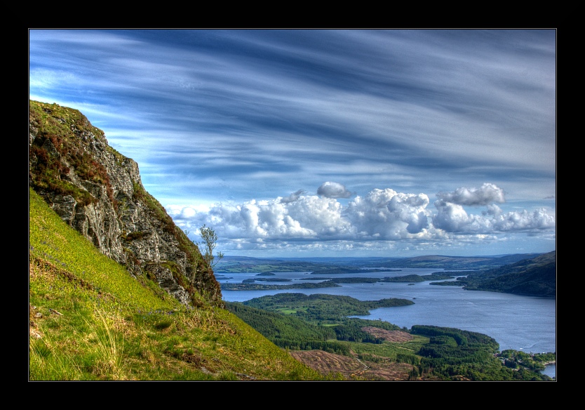 Loch Lomond (zejscie z Ben Lomond - Szkocja)