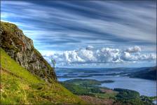 Loch Lomond (zejscie z Ben Lomond - Szkocja)