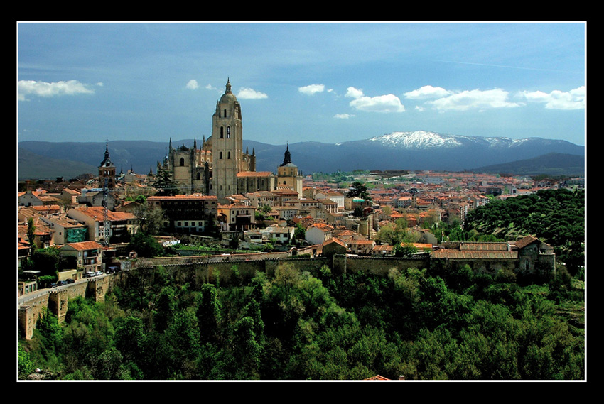 Widok z Alcazar de Segovia