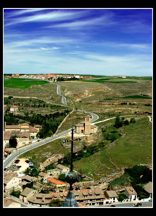 Widok z Alcazar de Segovia