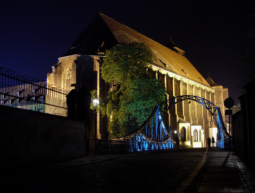 Kościół NMP i Most Tumski we Wrocławiu