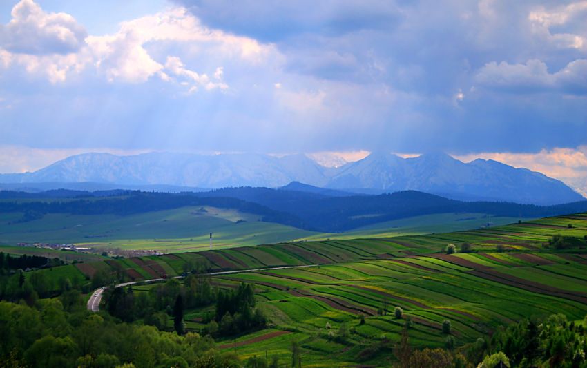 Z Pienin na Tatry :)