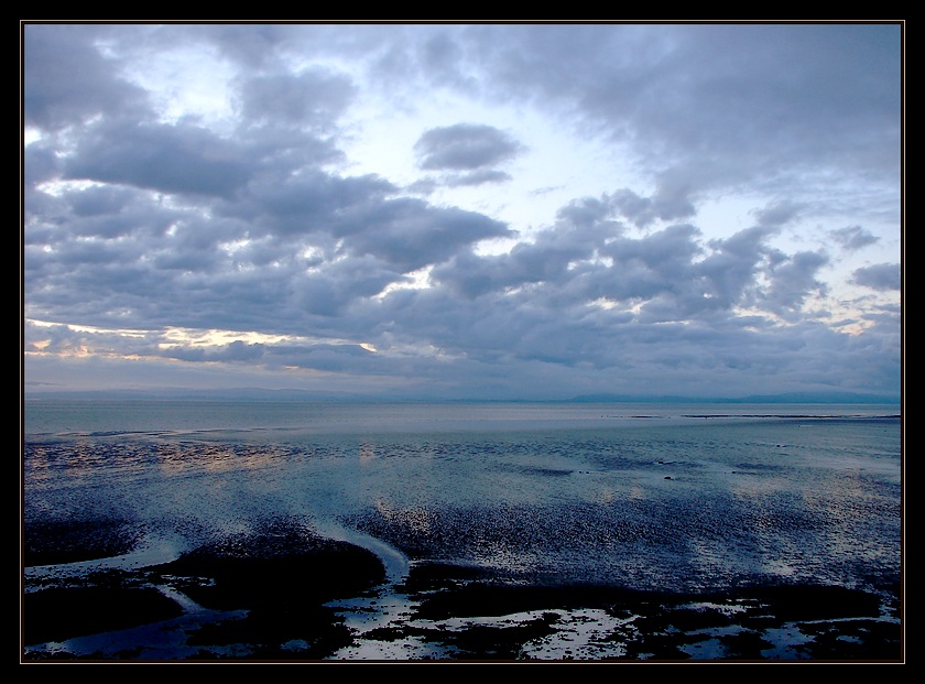 ulewa nad Zatoką Morecambe