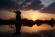 Kinderdijk idzie spać