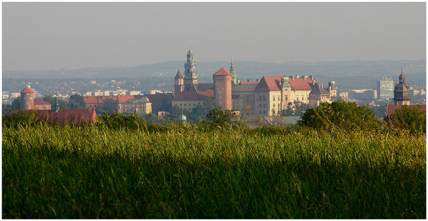 Wawel w sobotni mglisty poranek 5.30