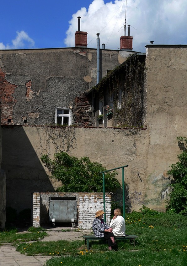 Wiosenne sąsiadek rozmowy