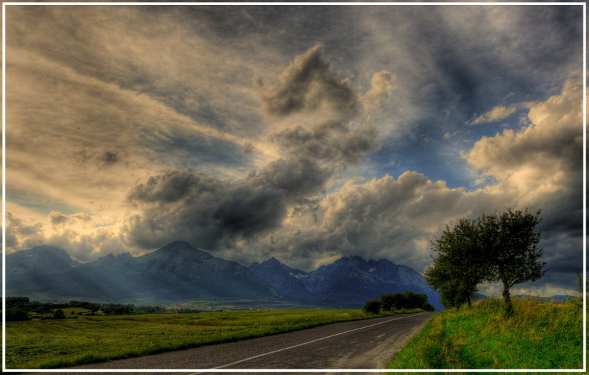 Widok na Słowackie Tatry